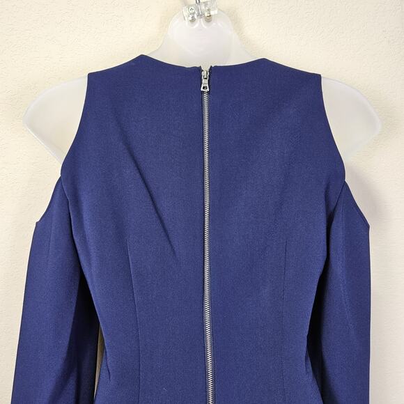 Alice + Olivia Niko Dress Revolve Mini Short Navy Cut Outs Going Out Club Size 0 - Picture 7 of 14